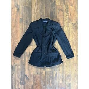 Vintage Clothing - Classic Blazer Jacket - Black - Medium - Hillard & Hanson